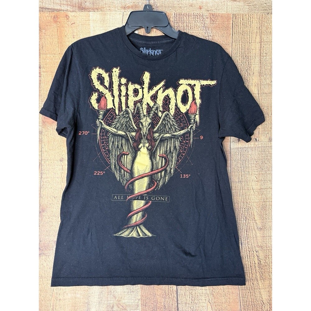 Slipknot All Hope is Gone SS T Shirt Large Angels Lie to Keep Control Metal Band